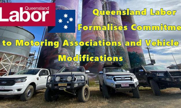 Queensland Labor Formalises Commitment to Motoring Associations and Vehicle Modifications